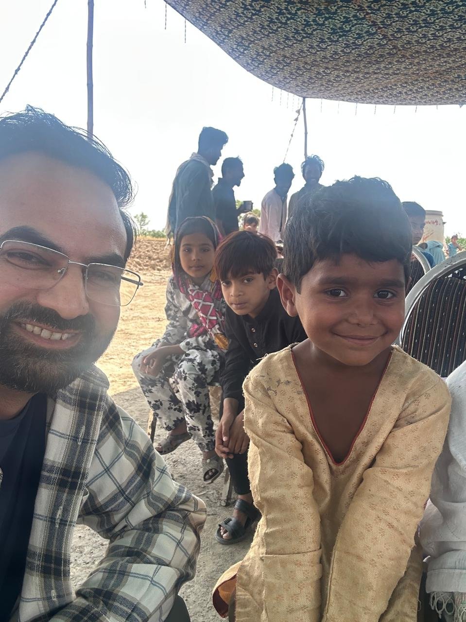 Children at a brick-kiln community served by CCD
