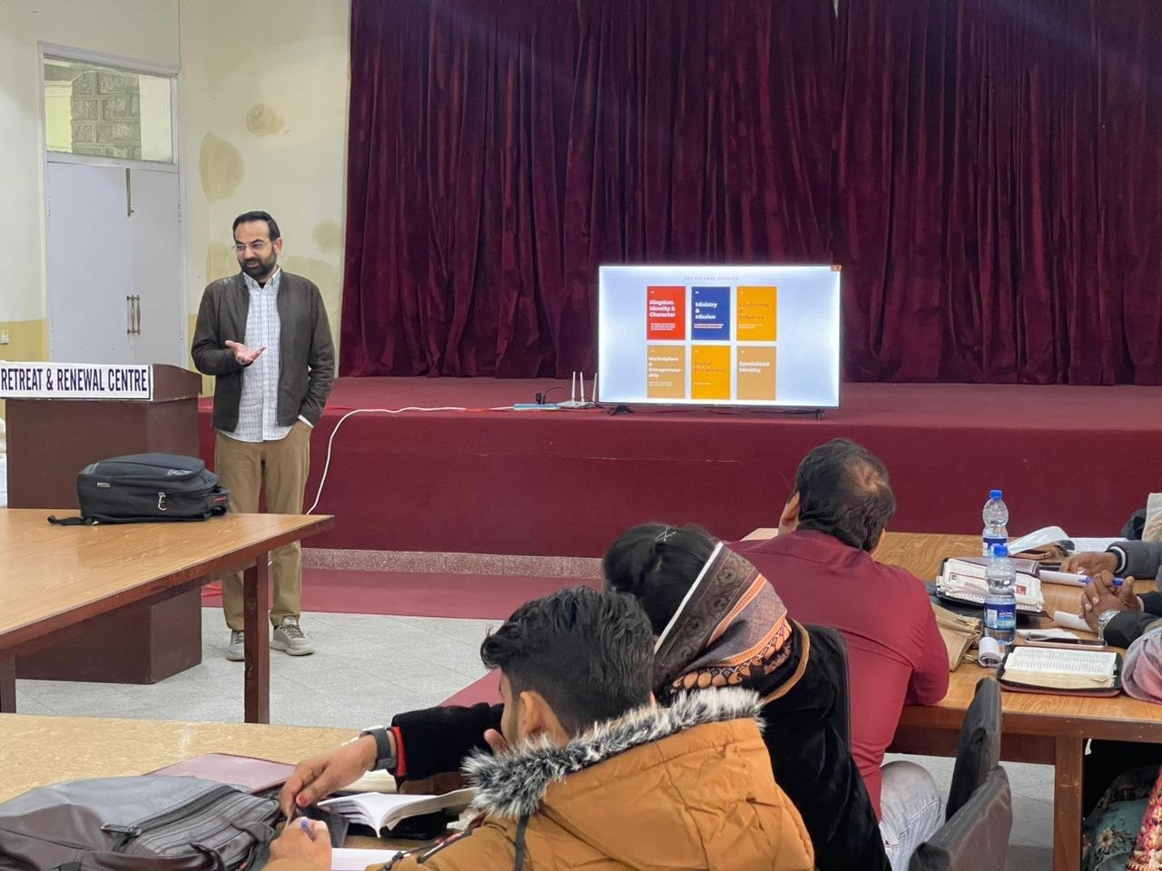CCD leadership training presenting core development modules